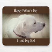 Proud Dog Vater Dark Brown Mousepad (Vorne)