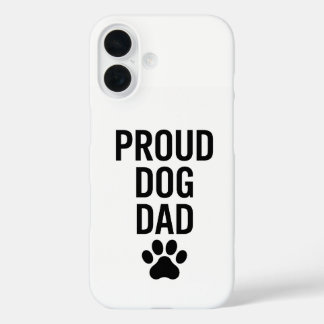 Proud Dog Vater - Funny Pet Lover Geschenk für Män iPhone 16 Hülle