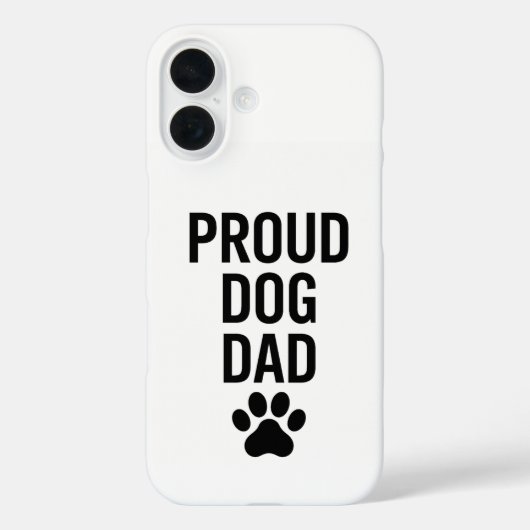 Proud Dog Vater - Funny Pet Lover Geschenk für Män Case-Mate iPhone Hülle (Rückseite)