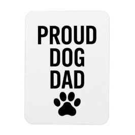 Proud Dog Vater - Funny Pet Lover Geschenk für Män Magnet