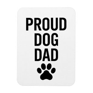 Proud Dog Vater - Funny Pet Lover Geschenk für Män Magnet