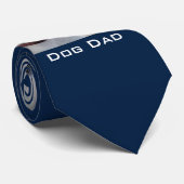 Proud Dog Vater Niedlich White Labrador Mix Dog Pr Krawatte (Gerollt)