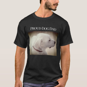 Proud Dog Vater Niedlich White Labrador Mix Dog Pr T-Shirt