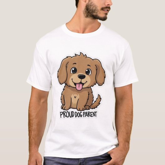 Proud Dog Vater T-Shirt (Vorderseite)