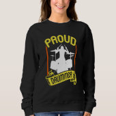 Proud Drummer Drumming Intrument Drum Sweatshirt (Vorderseite)
