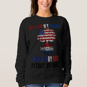 Proud Dutch American Flag Niederlande USA Sweatshirt