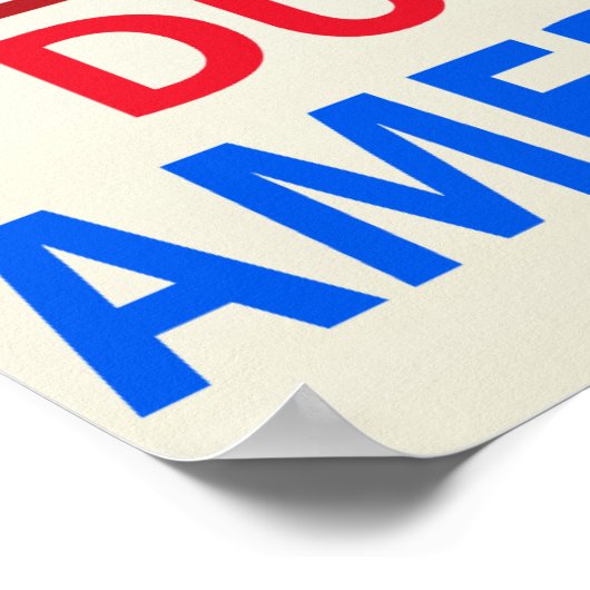 Proud Dutch American Poster (Ecke)