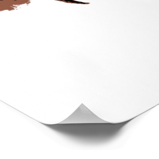 Proud Eagle Print Poster (Ecke)