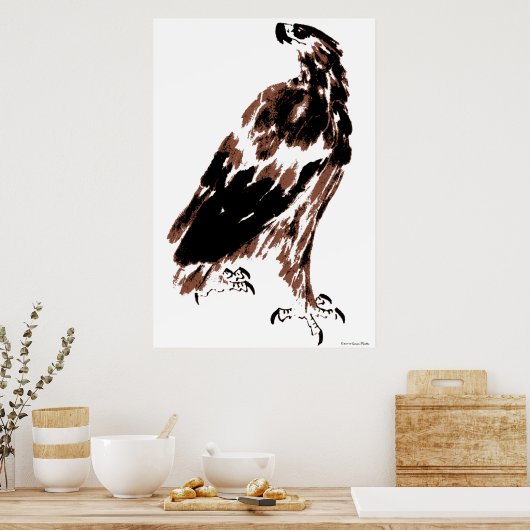 Proud Eagle Print Poster (Küche)
