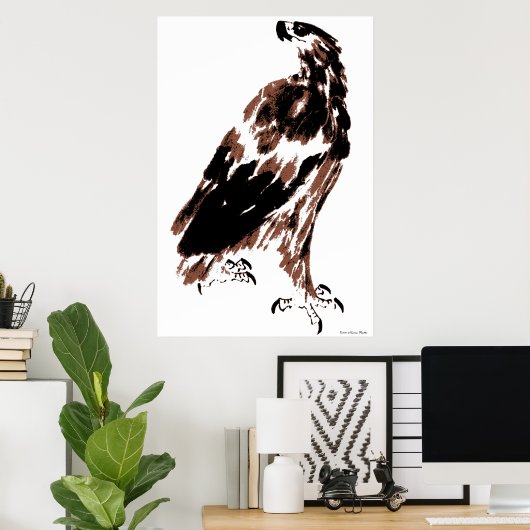 Proud Eagle Print Poster (Heimbüro)