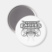 Proud Eagles Magnet (Vorderseite/Rückseite)