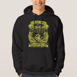 Proud Ehefrau Freakin Phantastisch Sailor Manchmal Hoodie
