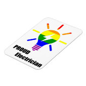 Proud Electrician Magnet (Linke Seite)