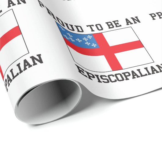 Proud Episcopalian Geschenkpapier (Rolleneckpunkt)