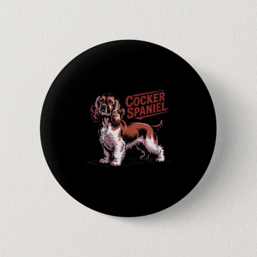 Proud Er Spaniel Dog Breed Owner  Button (Vorderseite)