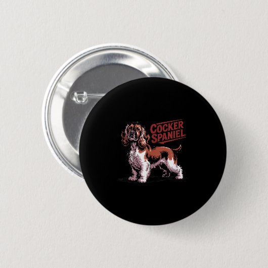 Proud Er Spaniel Dog Breed Owner  Button (Vorne & Hinten)