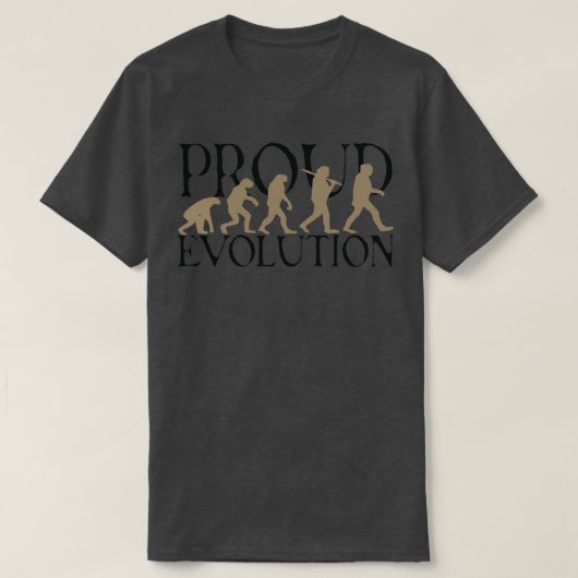 Proud Evolution Man T-Shirt (Design vorne)