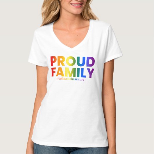 Proud Family V Neck T Shirt (Vorderseite)