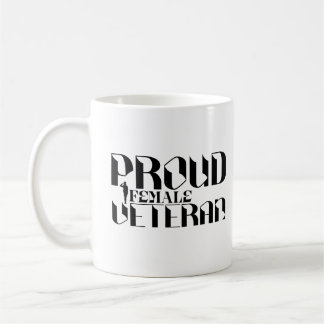 Proud Female Veteran American Girl Remüde Soldier Kaffeetasse