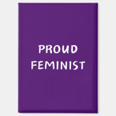 Proud Feminist - Magnet (Vorderseite)