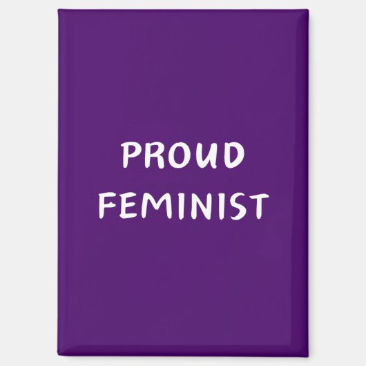 Proud Feminist - Magnet (Vorderseite)