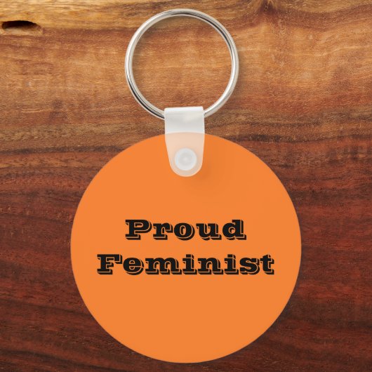 Proud Feminist Schlüsselanhänger (Vorderseite)