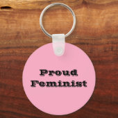 Proud Feminist Schlüsselanhänger (Vorderseite)