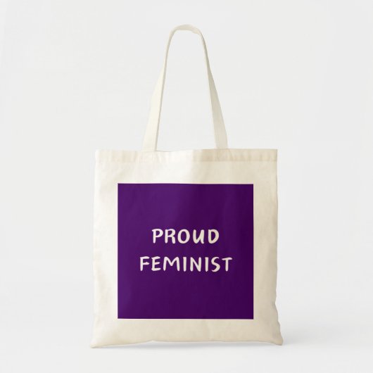Proud Feminist - Totbeutel Tragetasche (Vorne)