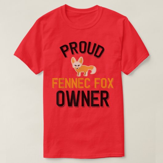 Proud Fennec Fo Owner T-Shirt (Design vorne)