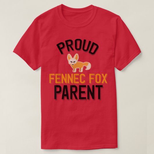 Proud Fennec für Parent T-Shirt (Design vorne)
