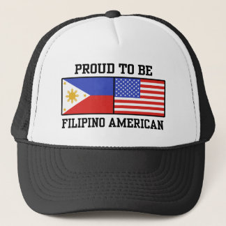 Proud Filipino American Truckerkappe