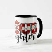 Proud Fire Department – Patriotic Firefighter “PRO Tasse (VorderseiteRechts)