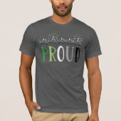 PROUD Fireworks Aromantic T-Shirt (Vorderseite)