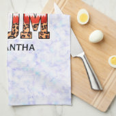 Proud Football Mama - Game Day Enthusiasten Geschirrtuch (Viertel Falte)