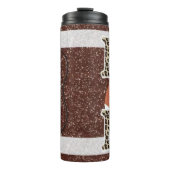 Proud Football-Mama Thermosbecher (Vorderseite)