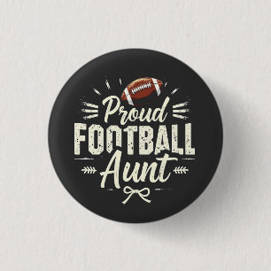Proud Football Tante Fantasy Football Matching Button