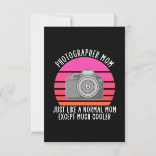 Proud Fotograf Mama RSVP Karte