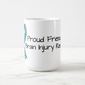 Proud Friend of Brain Injury Erholung 15oz Tasse (Zentrum)