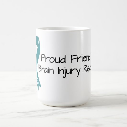 Proud Friend of Brain Injury Erholung Kaffee Tasse (Mittel)