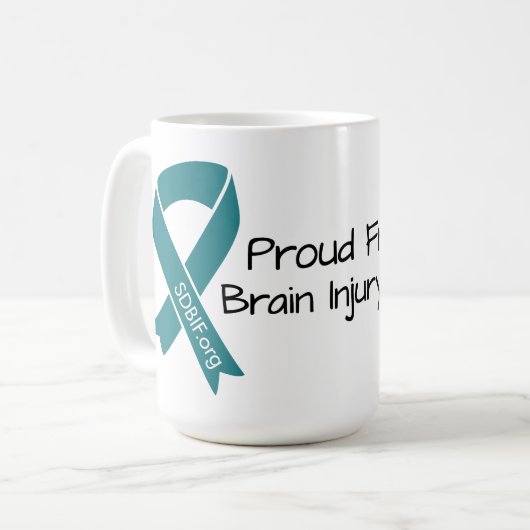 Proud Friend of Brain Injury Erholung Kaffee Tasse (Vorderseite Links)