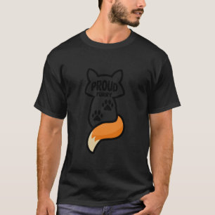 Proud Furry Fandom Cosplay Animal Lover Furries Fu T-Shirt