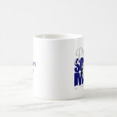Proud-Fußball-Mama in Blue Kaffeetasse (Mittel)