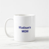 Proud-Fußball-Mama in Blue Kaffeetasse (Links)
