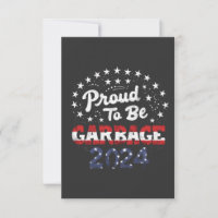 Proud Garbage Puerto Rico Latinos für Trump