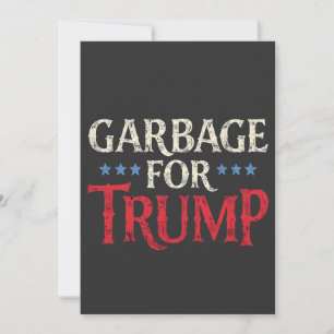 Proud Garbage Puerto Rico Latinos für Trump Einladung