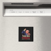 Proud Garbage Trump Unterstützer 4 Magnet (In Situ (Geschirrspüler))