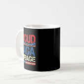 Proud Garbage Trump Unterstützer Kaffeetasse (Vorderseite Links)