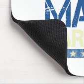 Proud Garbage Trump Unterstützer Mousepad (Ecke)
