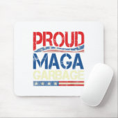 Proud Garbage Trump Unterstützer Mousepad (Mit Mouse)