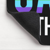 Proud Gay Autor Writer Pride LGBTQ Mousepad (Ecke)